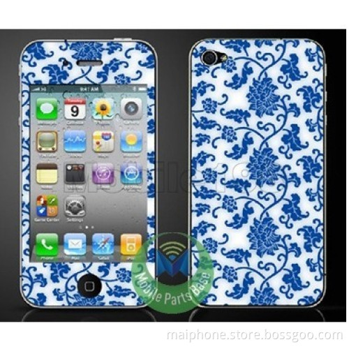 iphone 5White and Blue Porcelain Pattern Housing Back Cover